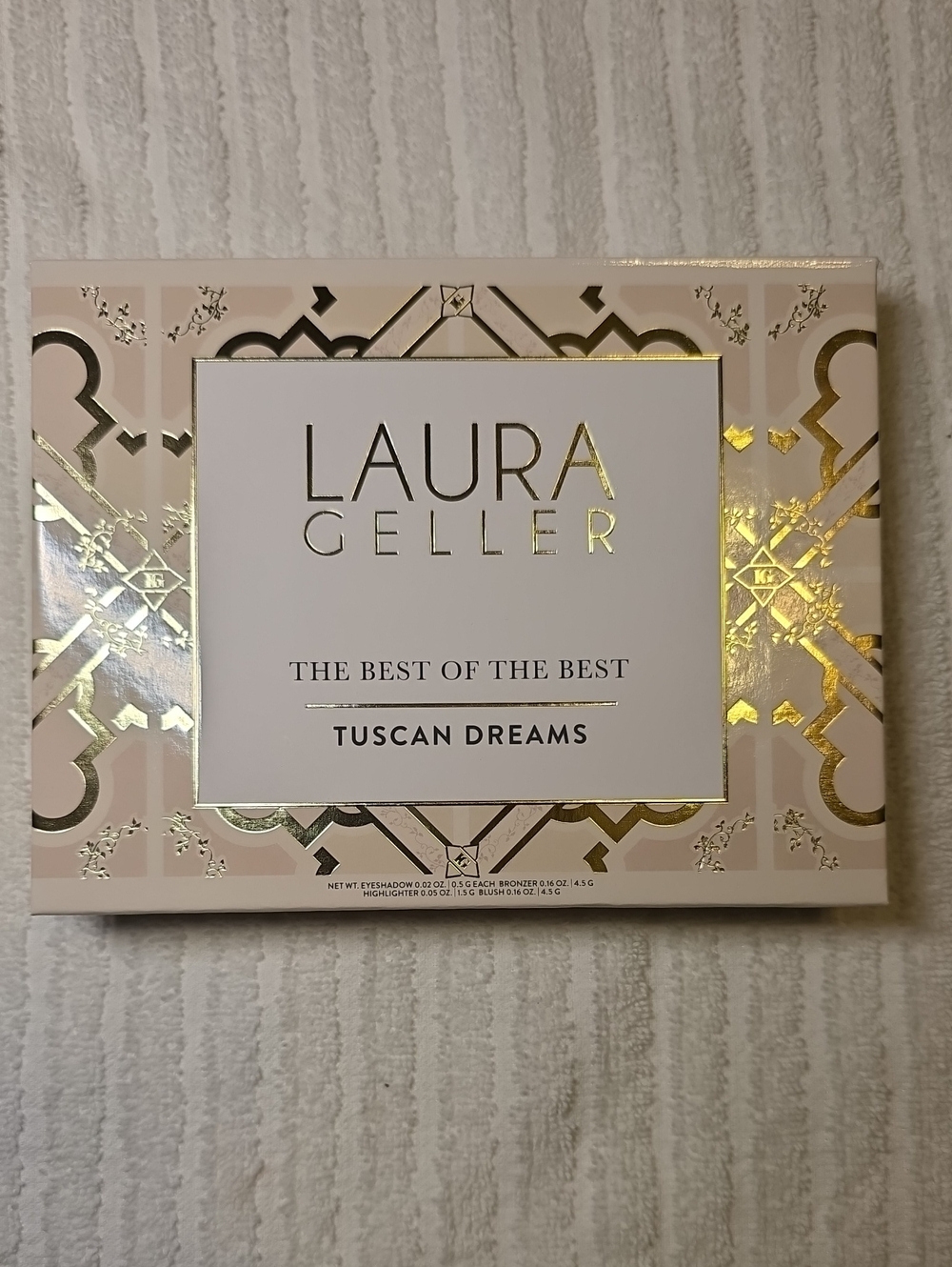 Laura Geller Tuscan Dreams Makeup Palette - Blush & Gold Accents
